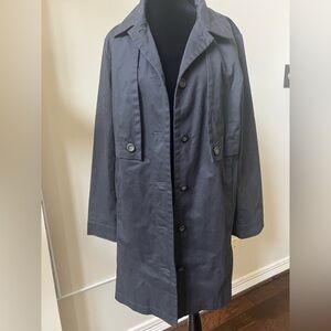 Garnet Hill Dark Gray Trench Coat